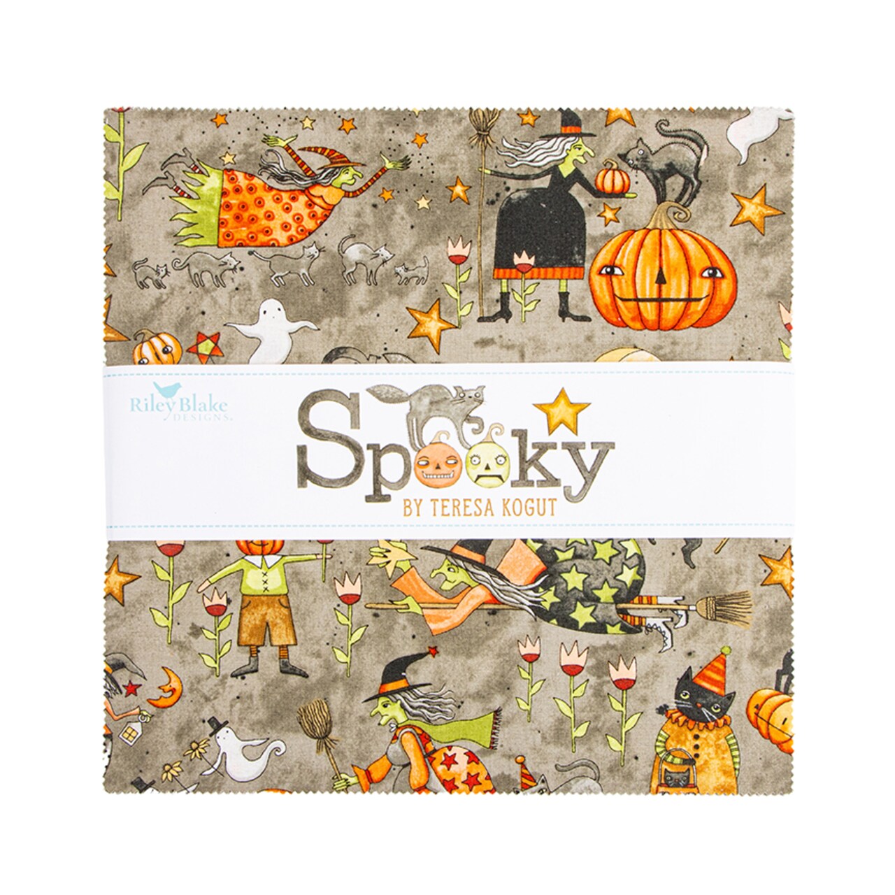 Spooky 10" Square Pack (Layer Cake / 10" Stacker) by Riley Blake (10-17570-42)